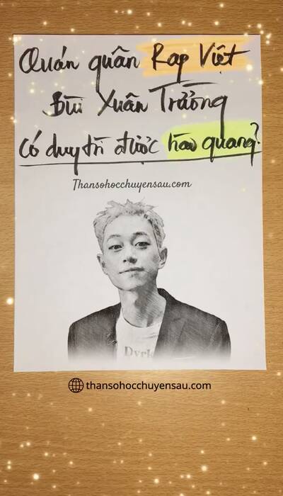 Thần số học Quán quân RapViet Bùi Xuân Trường