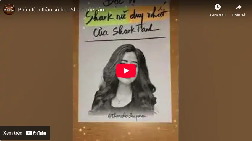Phân tích thần số học Shark Tuệ Lâm